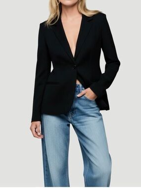 Majestic Filatures Soft Touch One Button Blazer